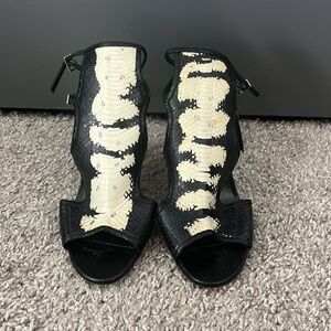 Tamara Mellon Snake Print Heels